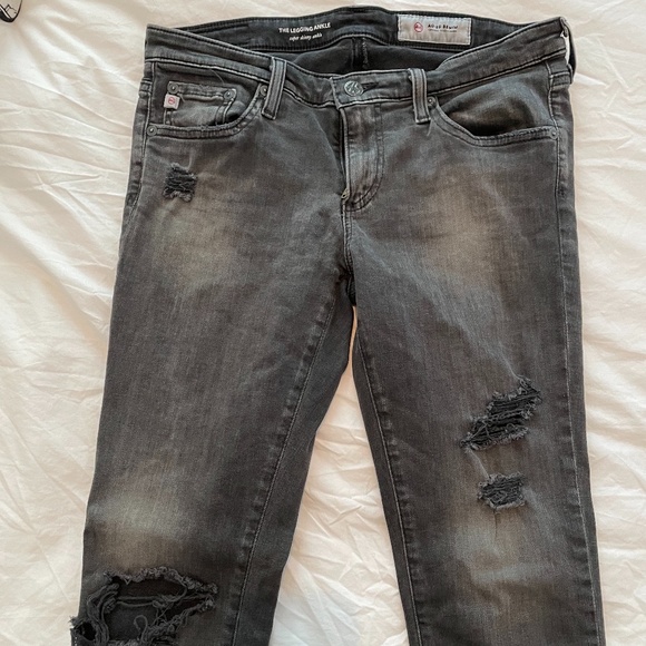 Grey AG skinny ankle jeans size 27 - Picture 5 of 5